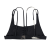 Bodil Strappy Bikini Top Black Allover
