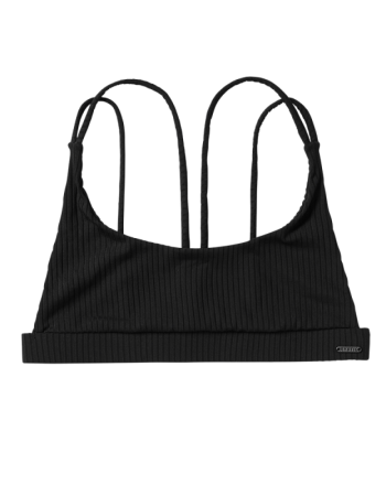Bodil Strappy Bikini Top Black