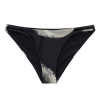 Bodil Strappy Bikini Bottom Black Allover