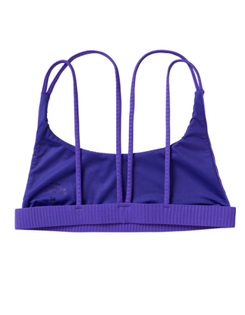 Bodil Strappy Bikini Top Purple