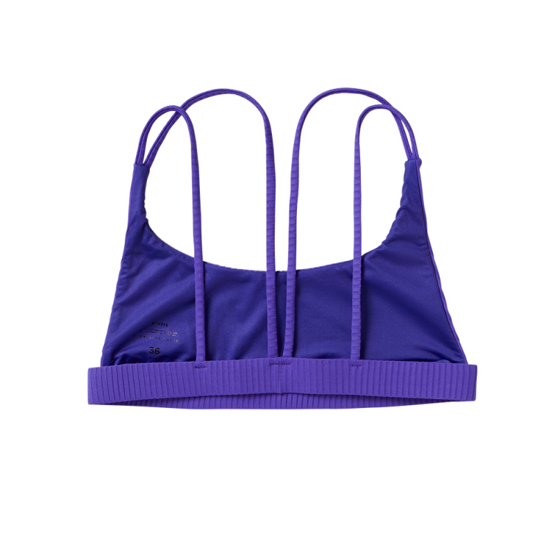 Bodil Strappy Bikini Top Purple
