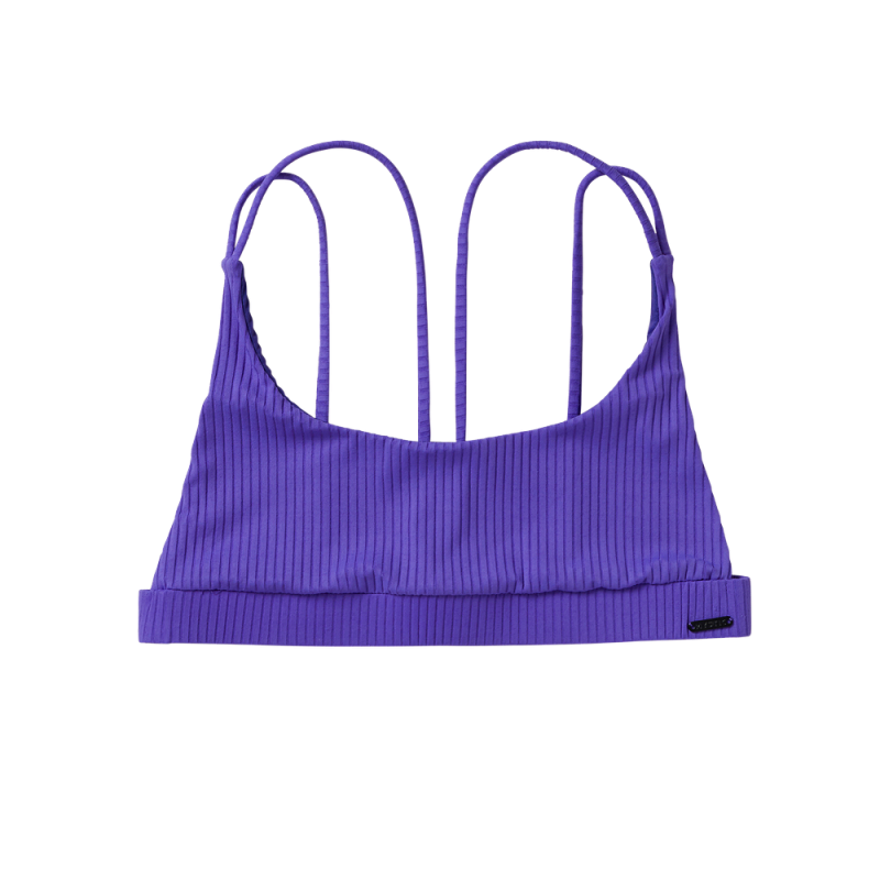 Bodil Strappy Bikini Top Purple