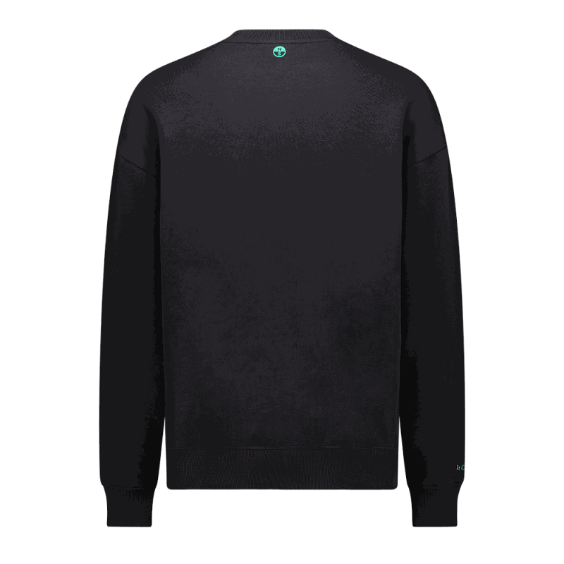 Brand Crew Sweat Black