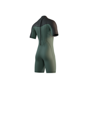 Brand Shorty 3/2mm Bzip Flatlock Dark Olive