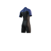 Brand Shorty 3/2mm Bzip Flatlock Black / Blue