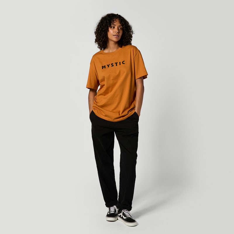 Brand Tee Golden Brown