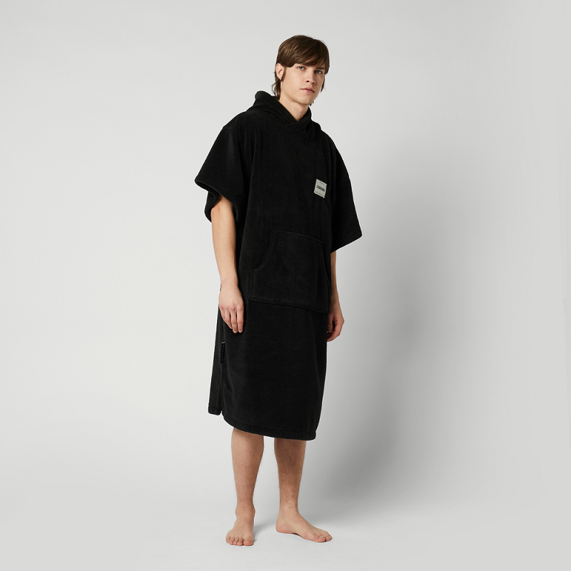 Poncho Teddy Black