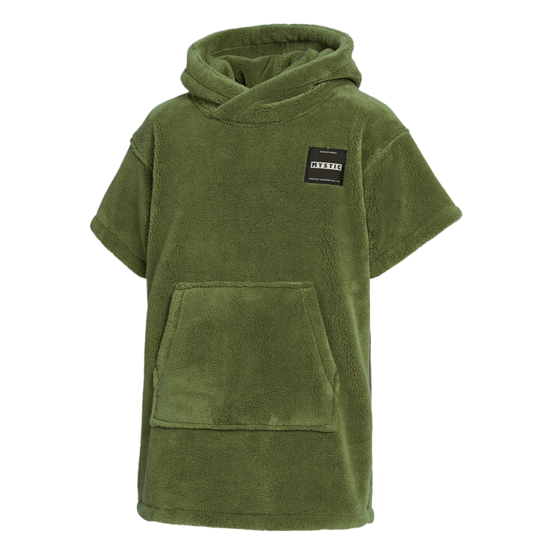 Poncho Teddy Kids Olive Green