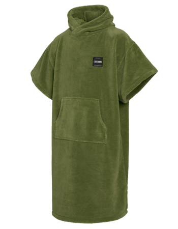 Poncho Teddy Olive Green
