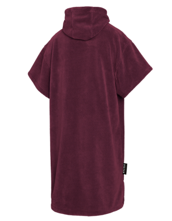 Poncho Teddy Oxblood Red