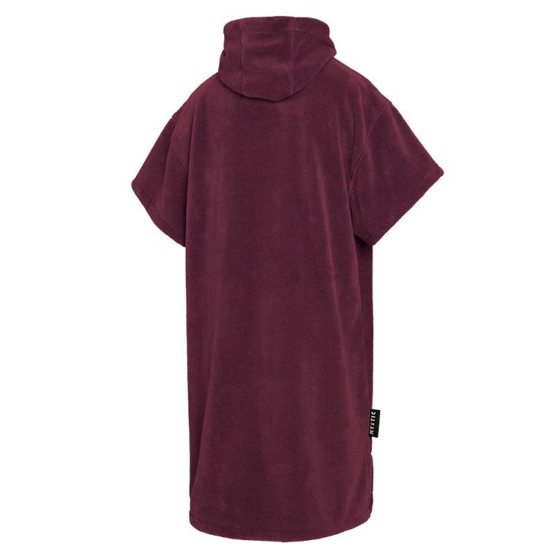 Poncho Teddy Oxblood Red