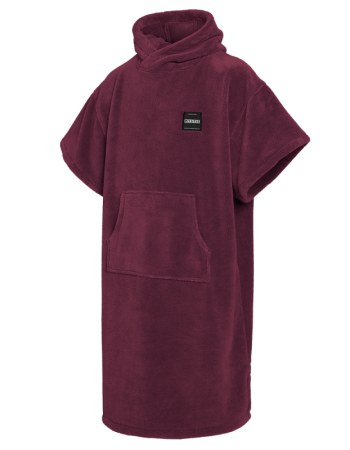 Poncho Teddy Oxblood Red