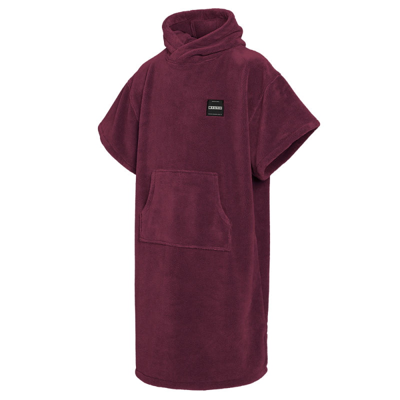 Poncho Teddy Oxblood Red
