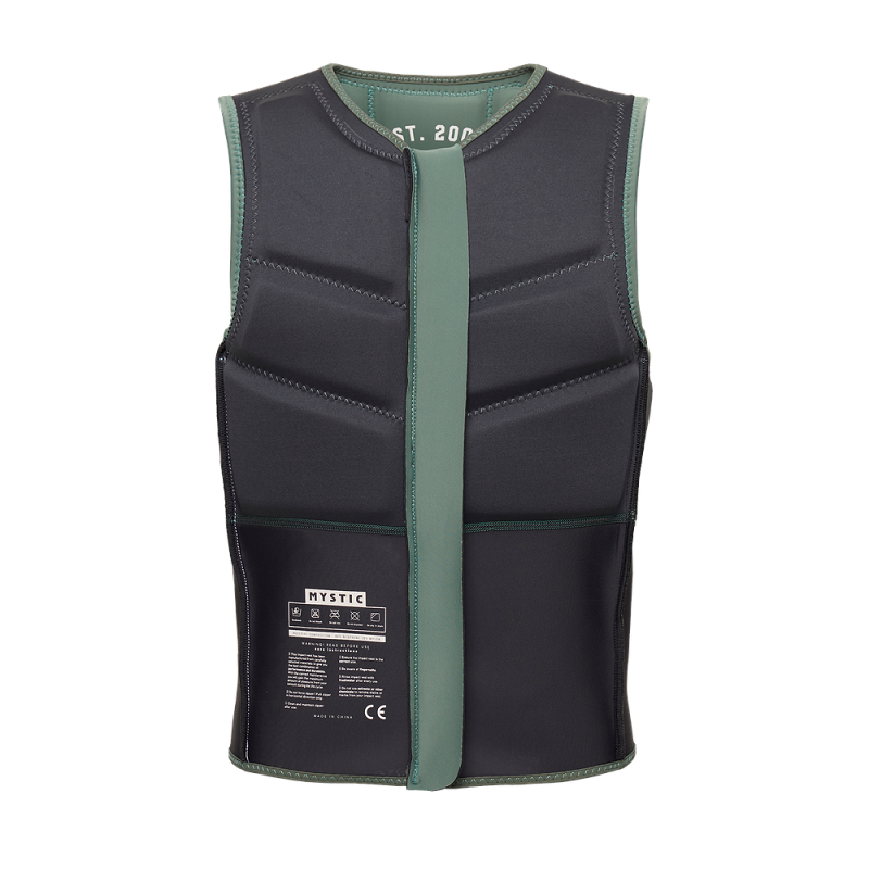 Star Impact Vest Fzip Dark Olive