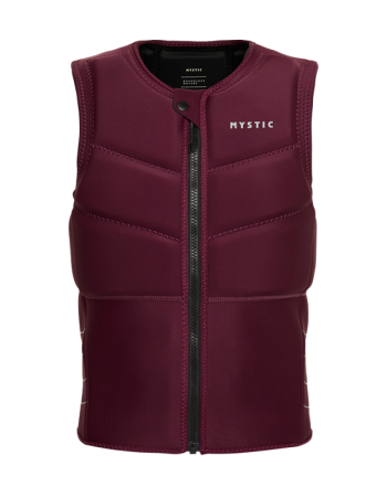 Star Impact Vest Fzip Oxblood Red