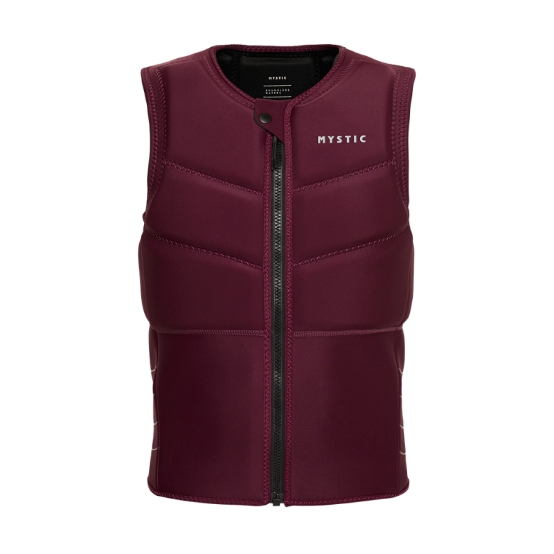Star Impact Vest Fzip Oxblood Red
