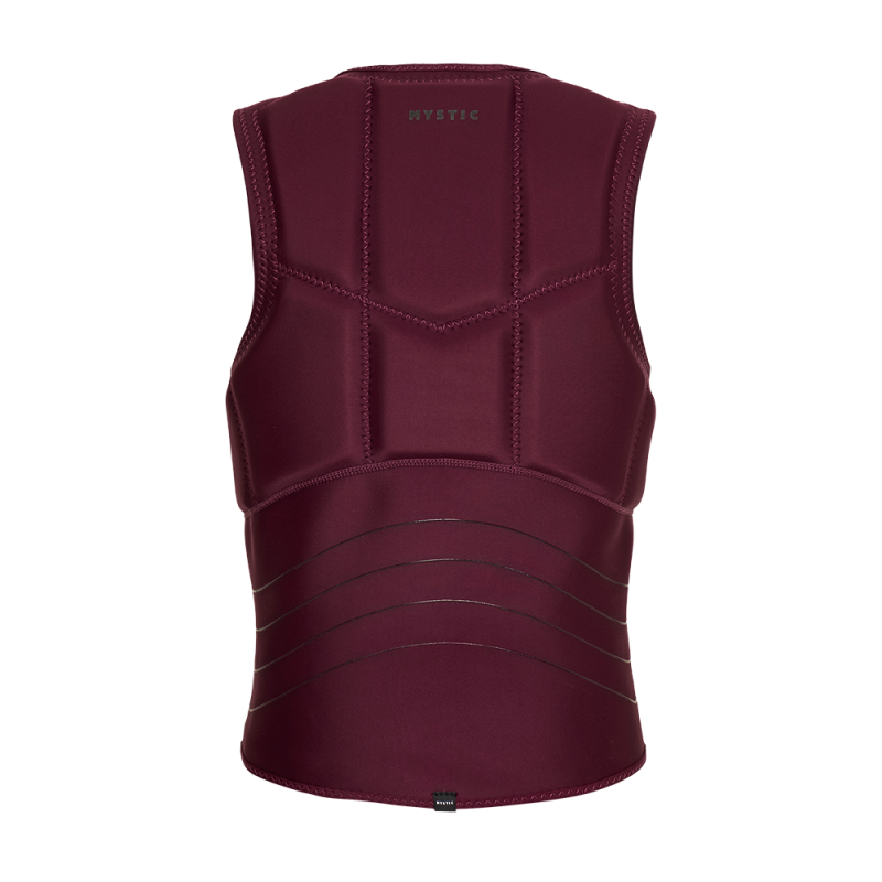 Star Impact Vest Fzip Oxblood Red