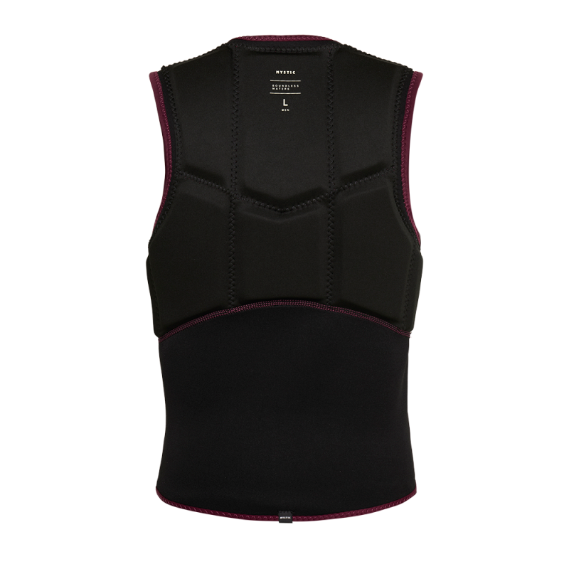 Star Impact Vest Fzip Oxblood Red