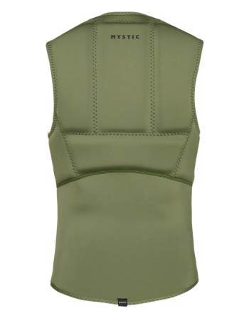 Star Impact Vest Fzip Women Olive Green