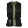 Star Impact Vest Fzip Women Olive Green