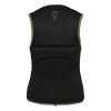 Star Impact Vest Fzip Women Olive Green