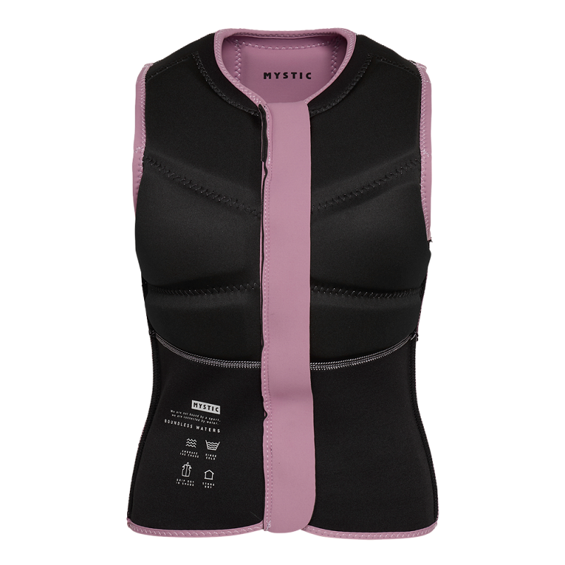 Star Impact Vest Fzip Women Rosewood