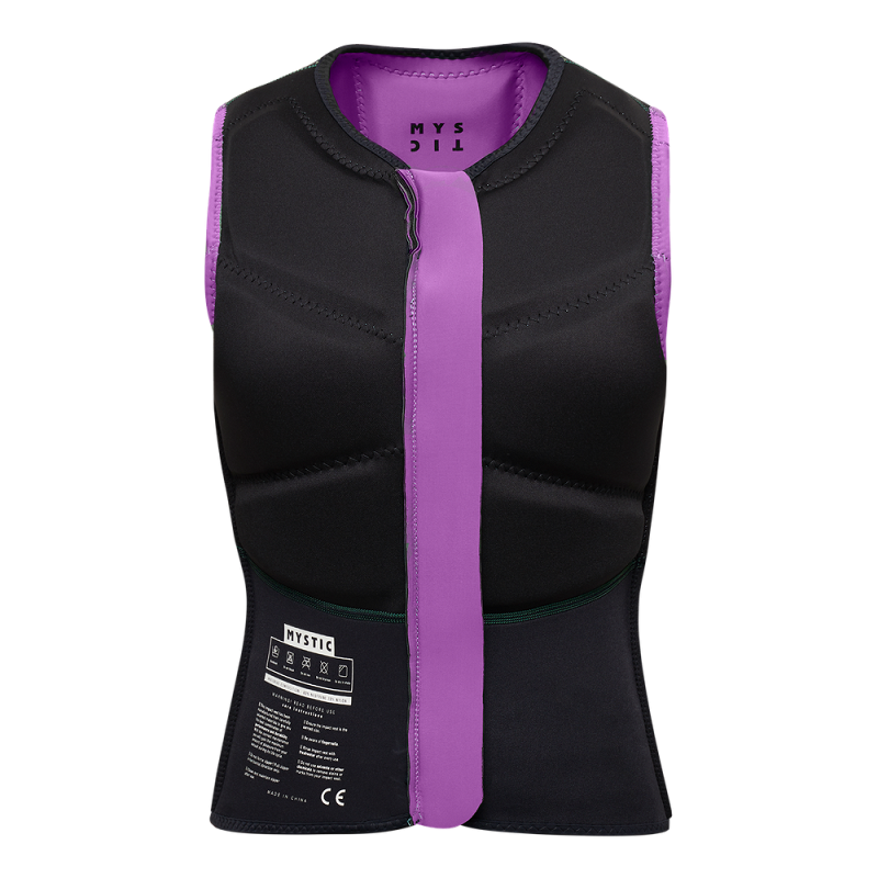 Star Impact Vest Fzip Women Sunset Purple